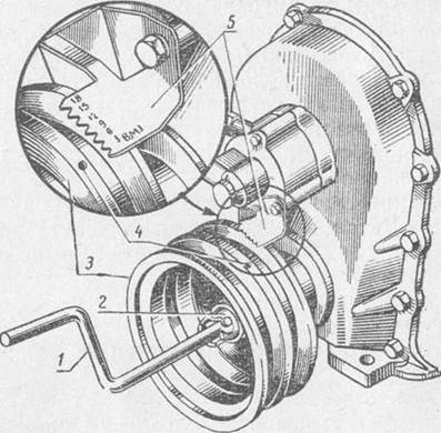 Как установить и проверить зажигание на двигателе ЗИЛ-130. image001_40 image Установка поршня первого цилиндра в в. м. т.