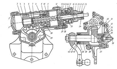 Рульовий механізм автомобіля ЗІЛ-130