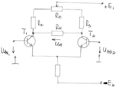 Усилители постоянного тока УПТ image006_62 image дифференциальная схема упт