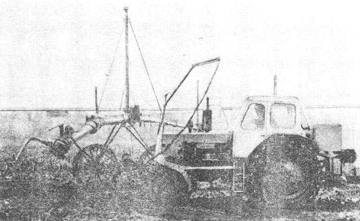 Дождеватель фронтальный самоходный дфс-120